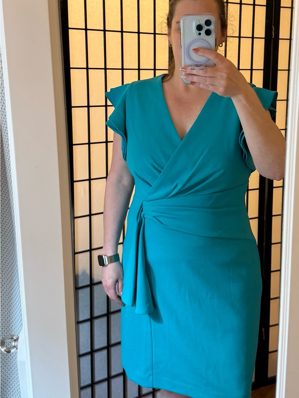 Turquoise dress